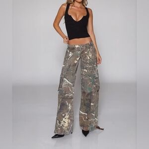 Revice Denim Realtree Camo Cargo Pants Amelia Oakland Size 22 (Fits 26)
